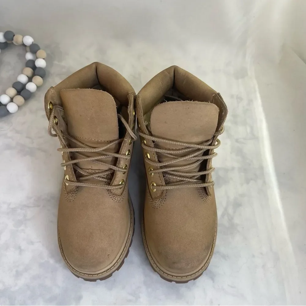 Timberland Tan Gold Boots Durable Comfort waterproof toddlers size 11T